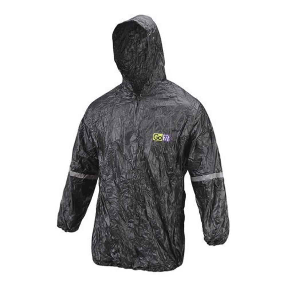 GoFit Hooded Thermal Sweat Suit - Black, 2 XL/ 3 XL - Picture 4 of 6